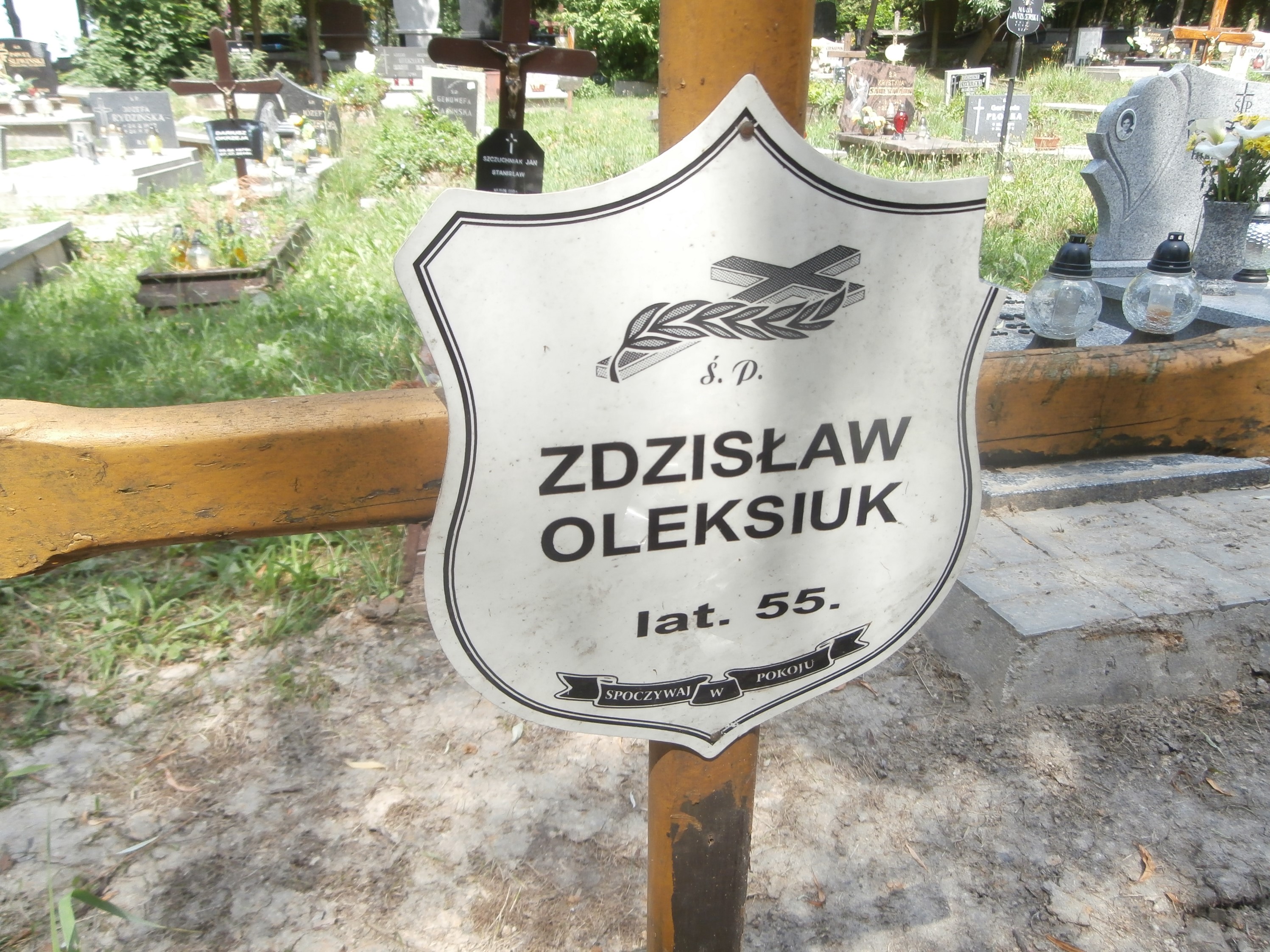 Grób Zdzisław Oleksiuk