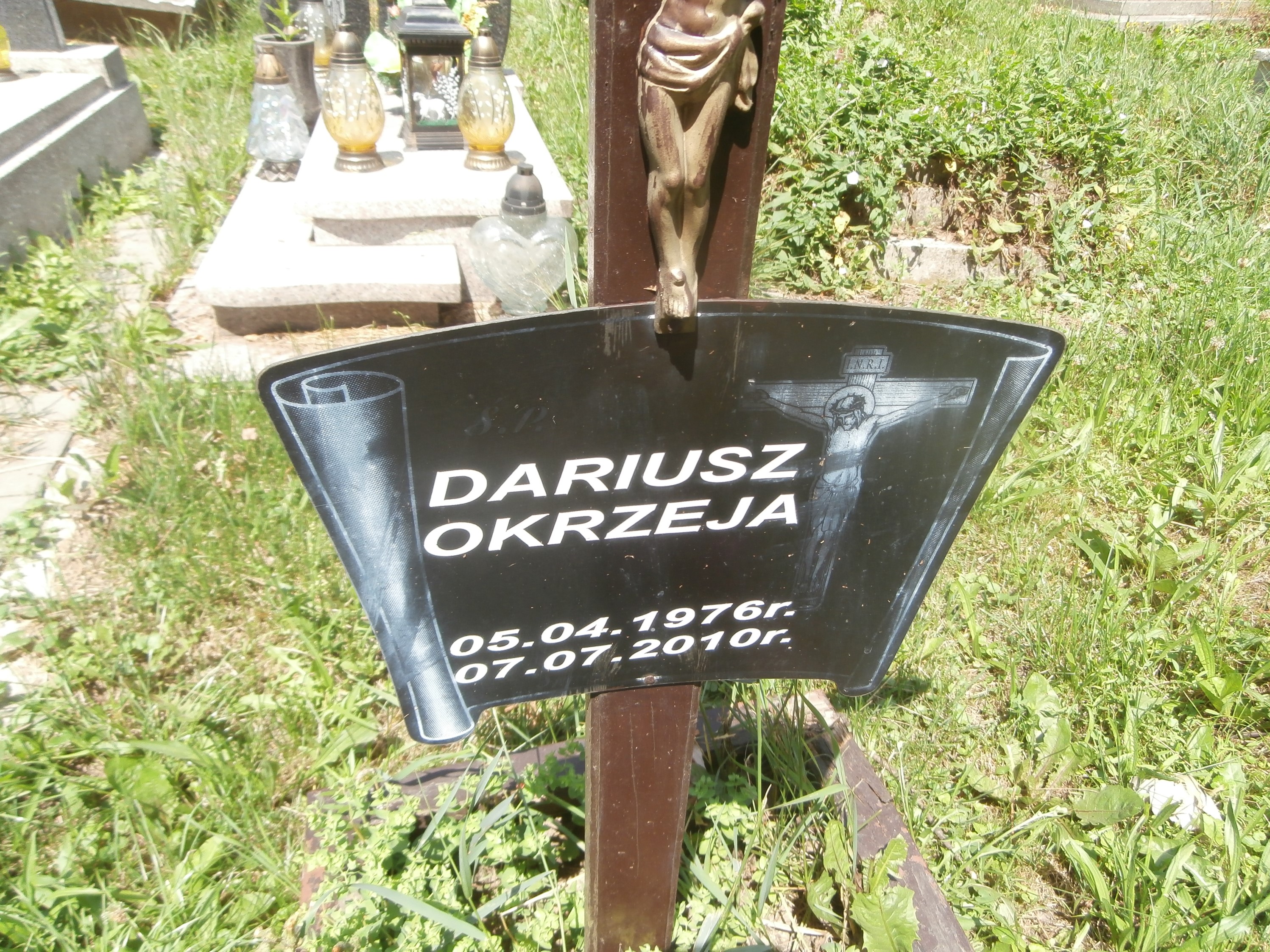 Dariusz Okrzeja 1976 Bytom - Grobonet - Wyszukiwarka osób pochowanych