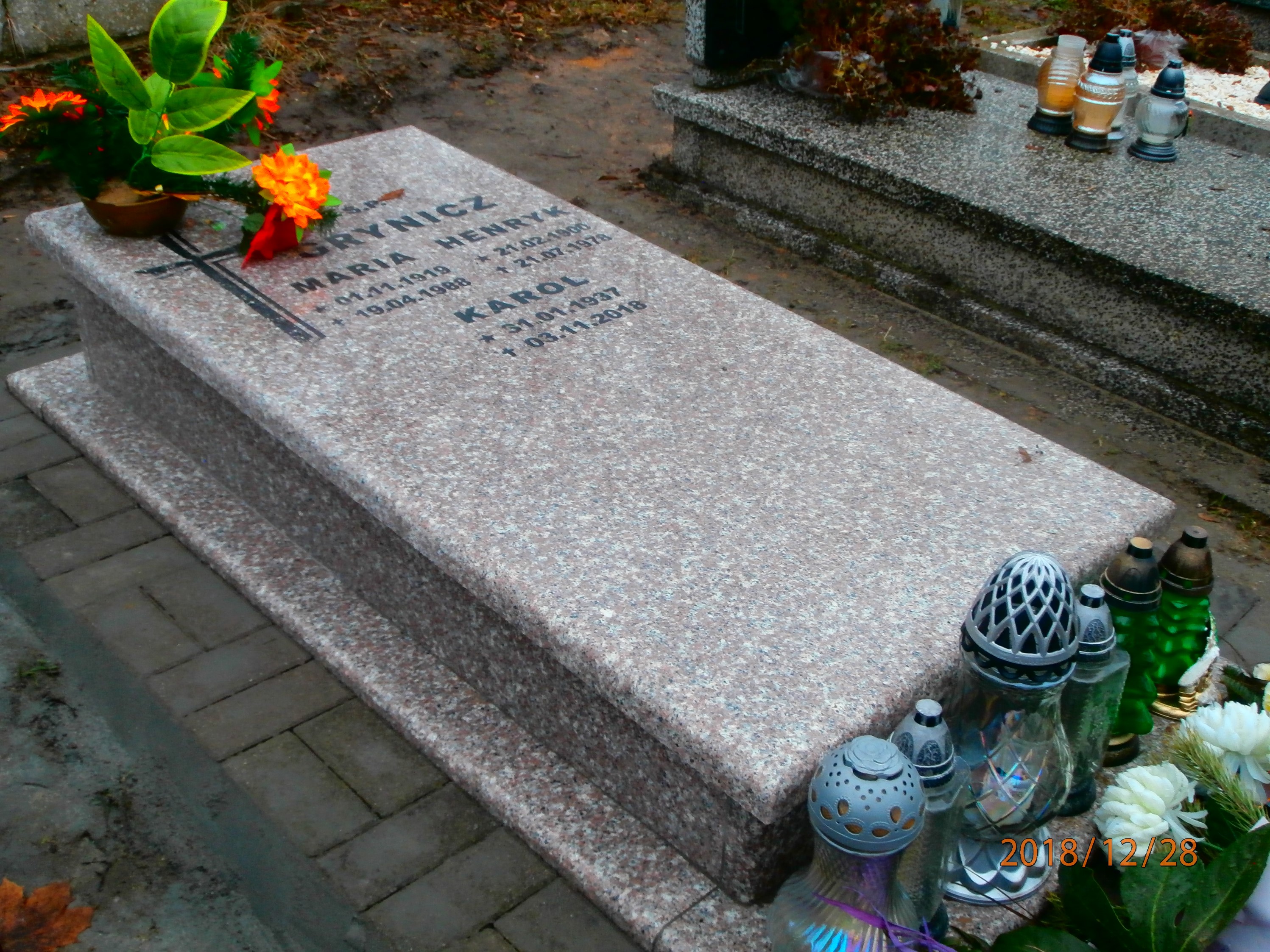 Karol Grynicz 1937 Bytom - Grobonet - Wyszukiwarka osób pochowanych