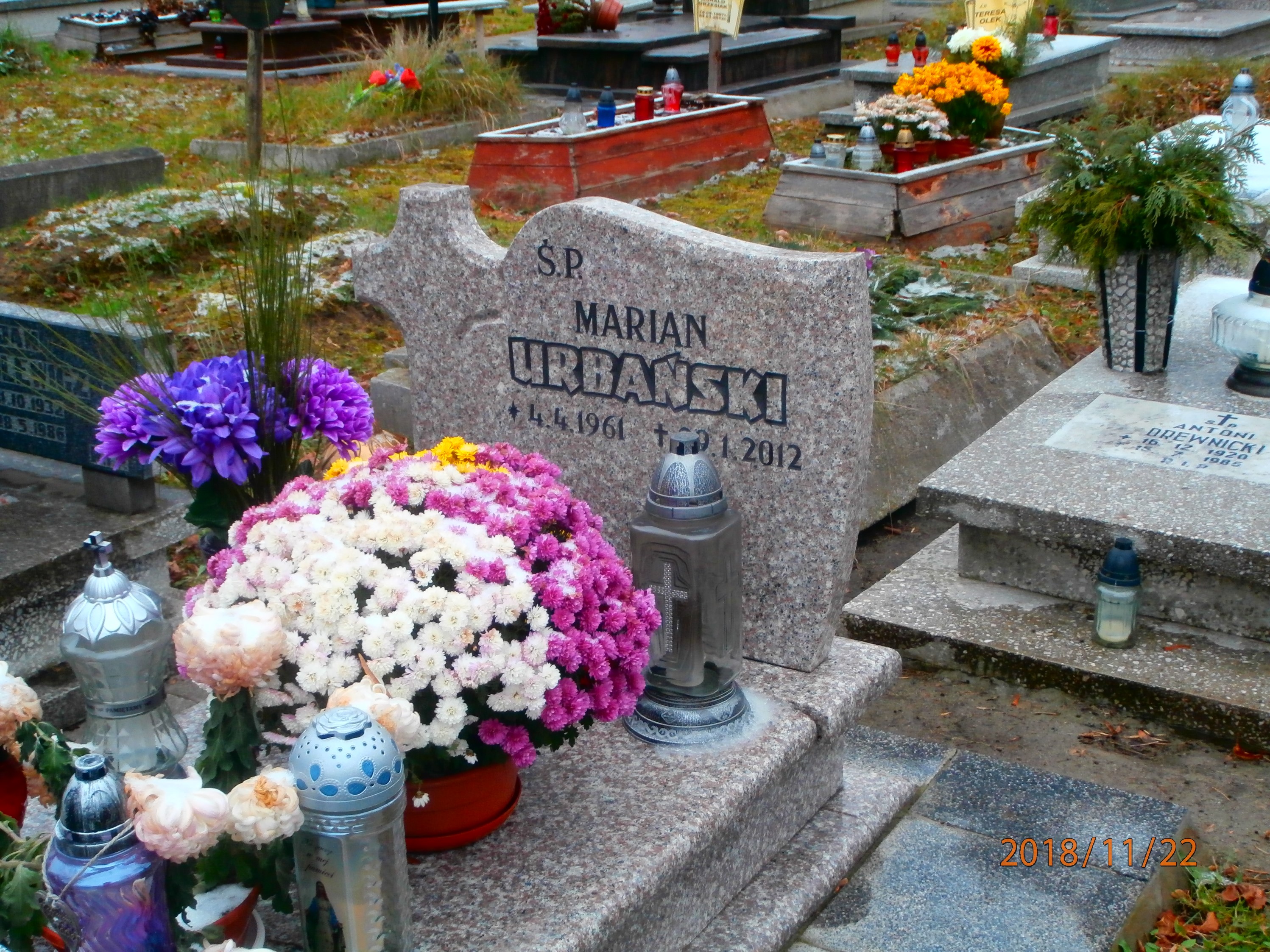 Marian Urbański 1961 Bytom - Grobonet - Wyszukiwarka osób pochowanych