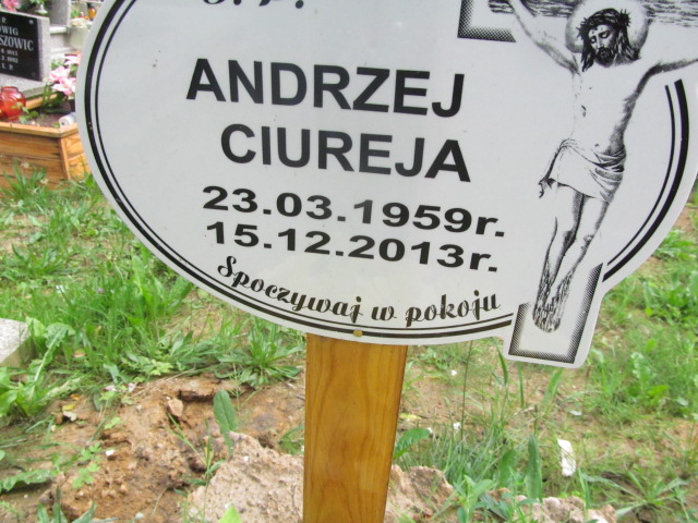 Andrzej Ciureja 1959 Bytom - Grobonet - Wyszukiwarka osób pochowanych