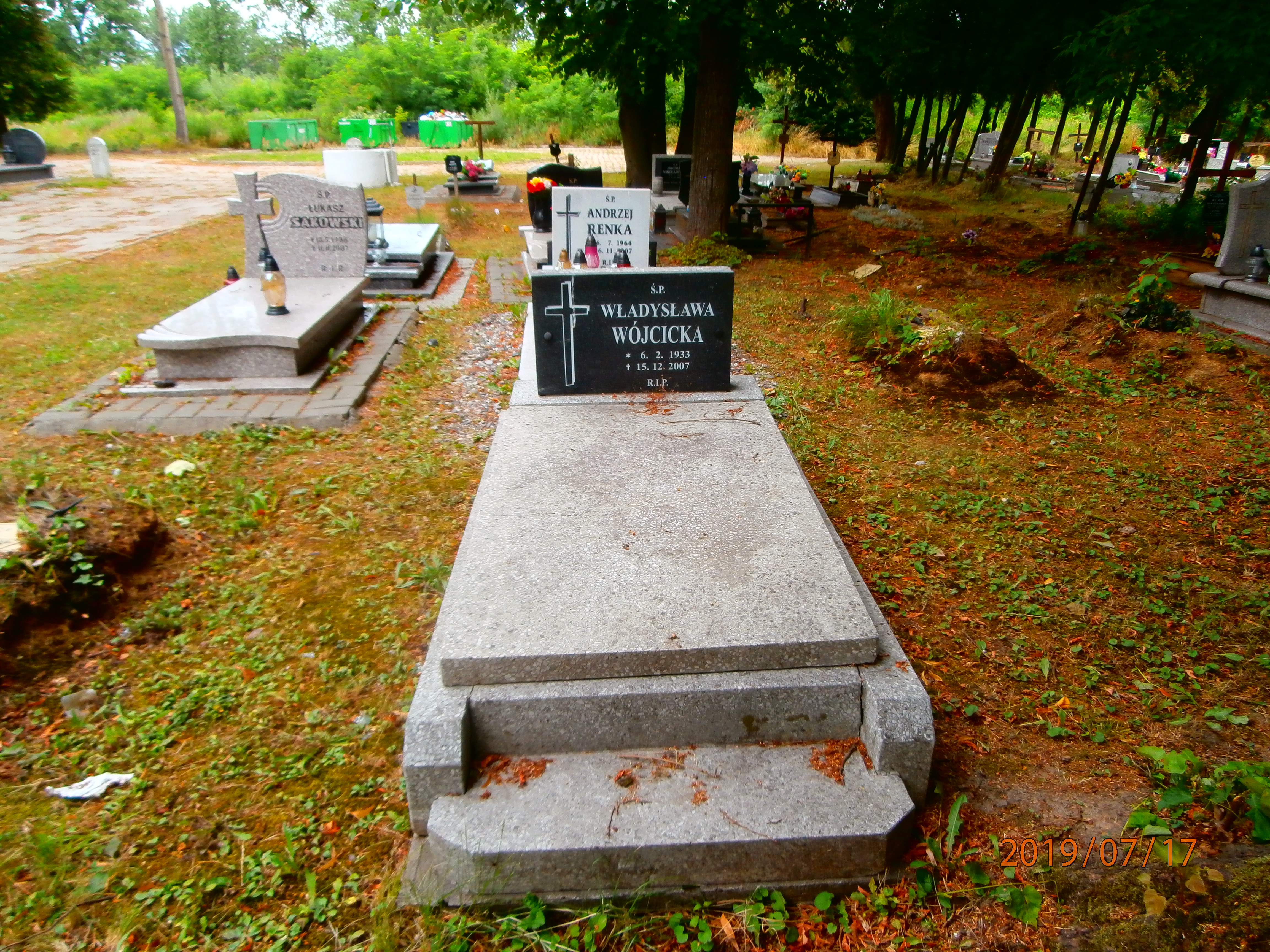 Władysława Wójcicka 1933 Bytom - Grobonet - Wyszukiwarka osób pochowanych