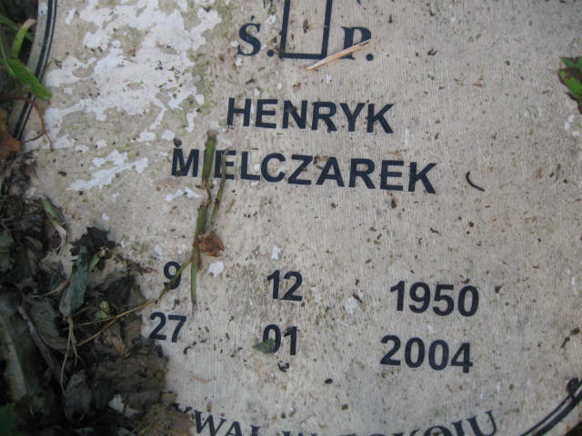 Henryk Mielczarek 1950 Bytom - Grobonet - Wyszukiwarka osób pochowanych