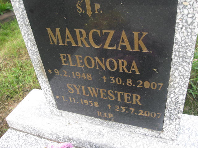 Sylwester Marczak 1938 Bytom - Grobonet - Wyszukiwarka osób pochowanych