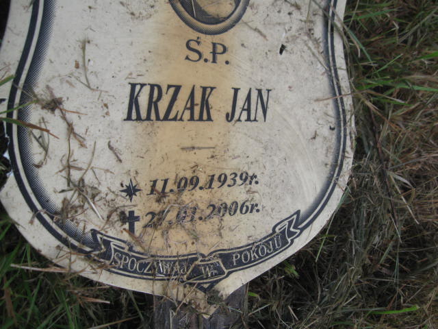 Jan Krzak 1939 Bytom - Grobonet - Wyszukiwarka osób pochowanych