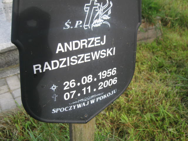 Andrzej Radziszewski 1956 Bytom - Grobonet - Wyszukiwarka osób pochowanych