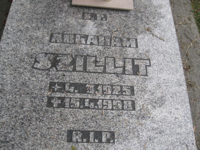 Abraham Szillit 1925 Bytom - Grobonet - Wyszukiwarka osób pochowanych