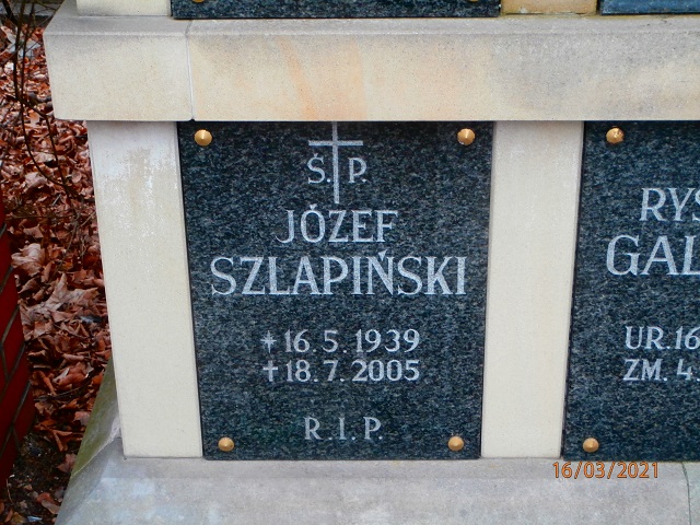 Grób Józef Szlapiński