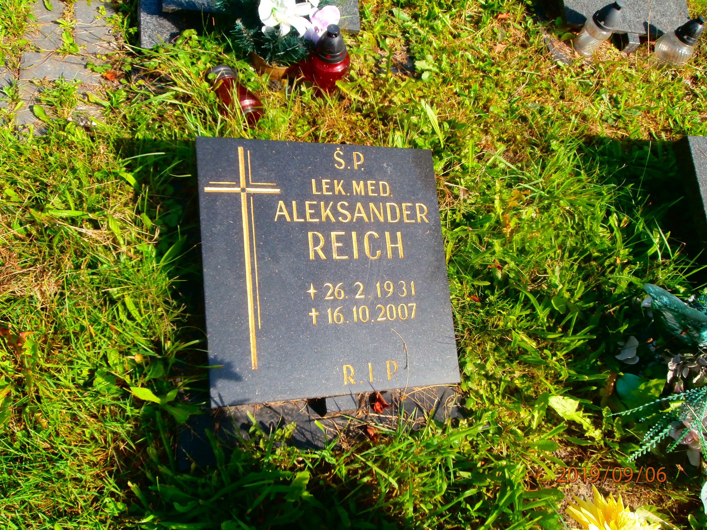 Aleksander Reich 1931 Bytom - Grobonet - Wyszukiwarka osób pochowanych