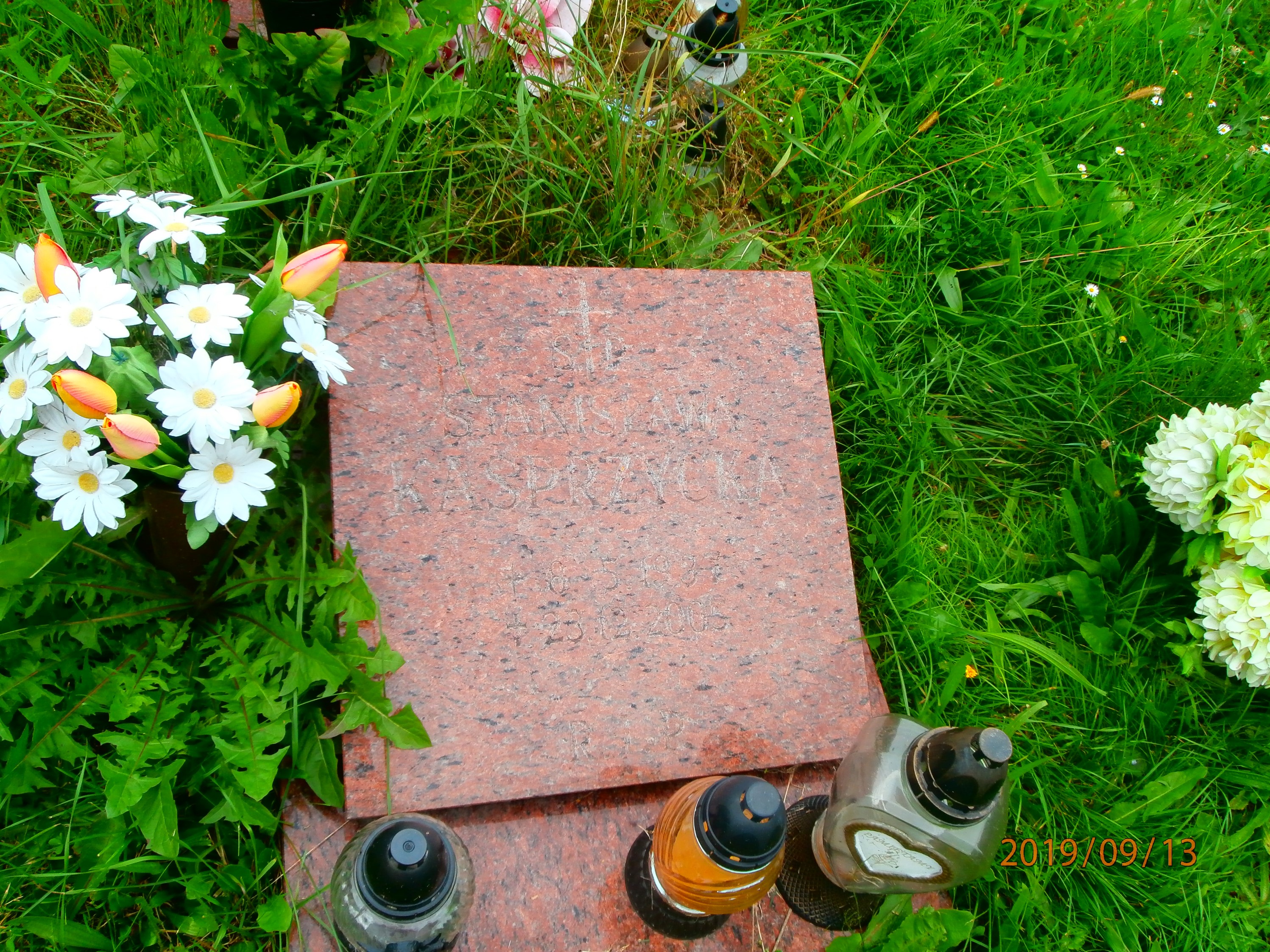 Stanisława Kasprzycka 1937 Bytom - Grobonet - Wyszukiwarka osób pochowanych