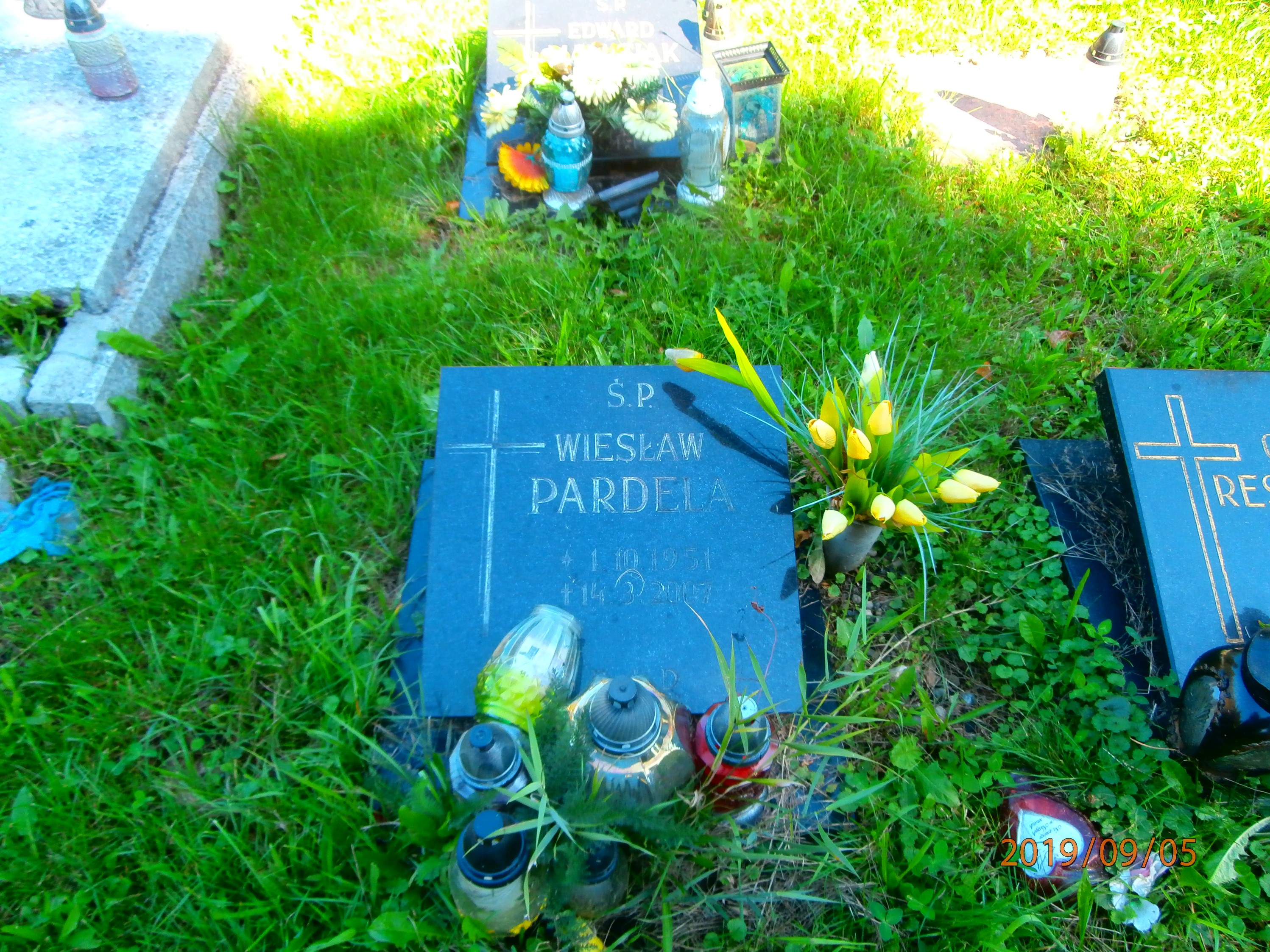 Grób Wiesław Pardela