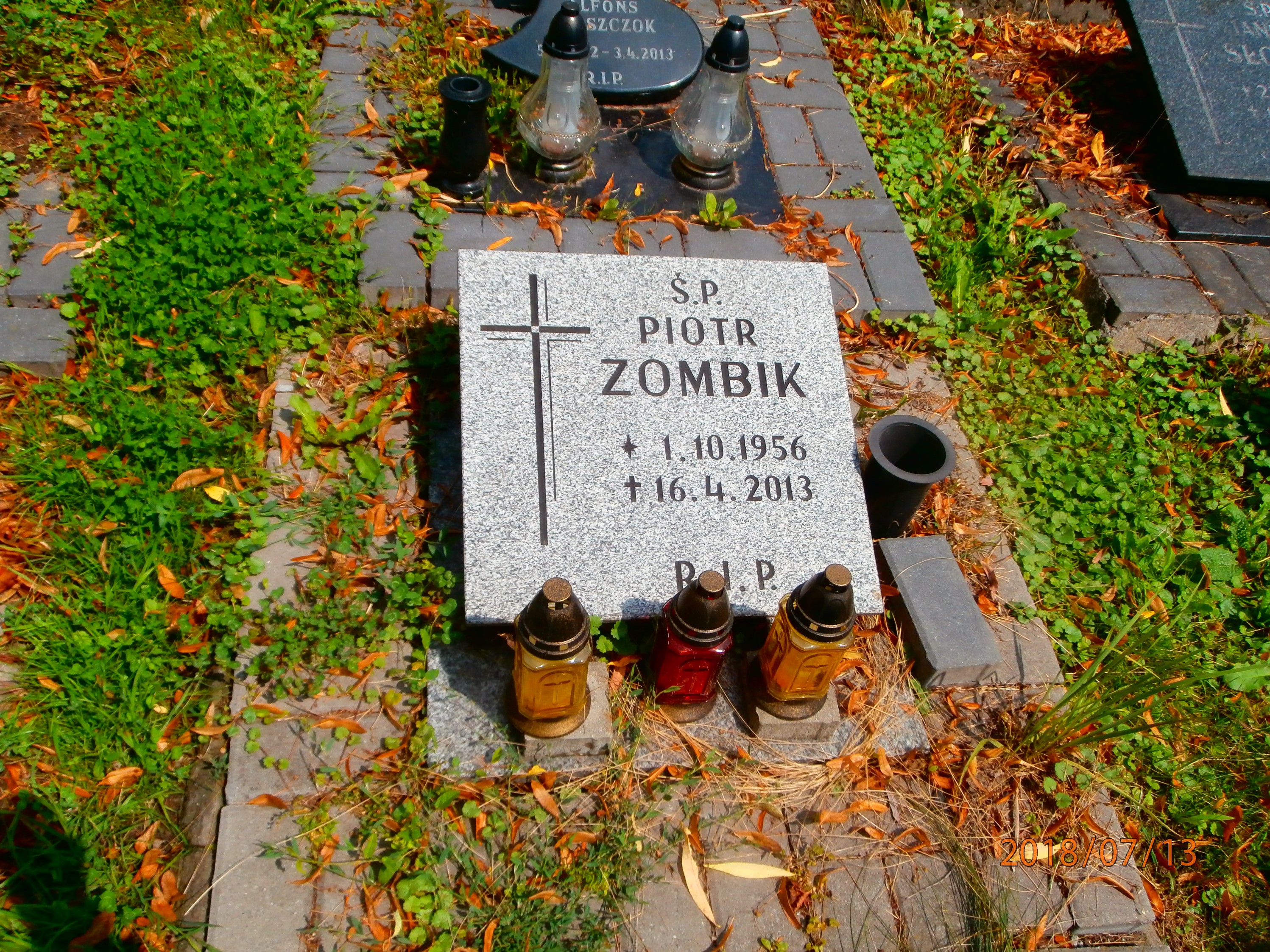 Grób Piotr Zombik