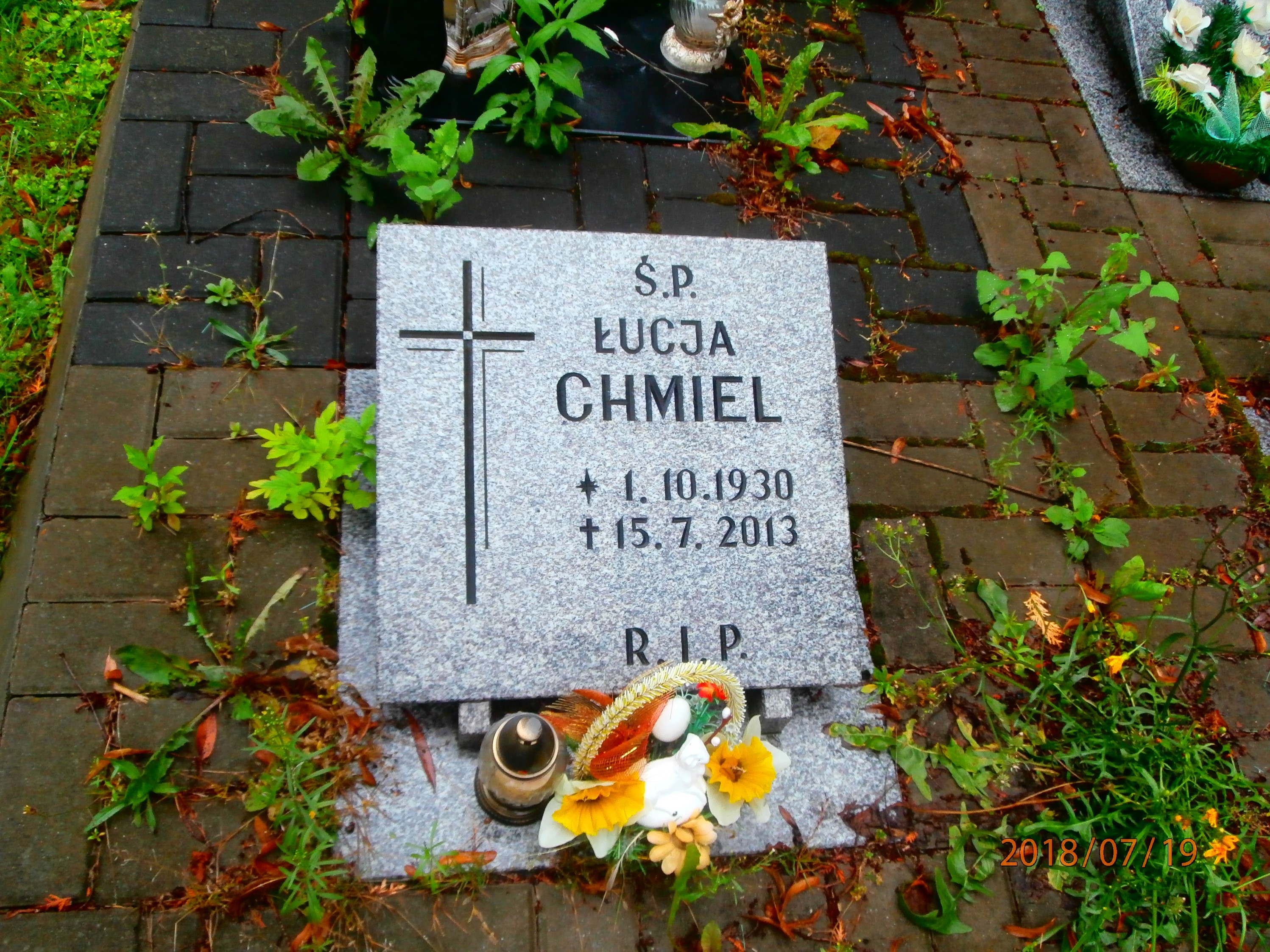 Grób Łucja Chmiel